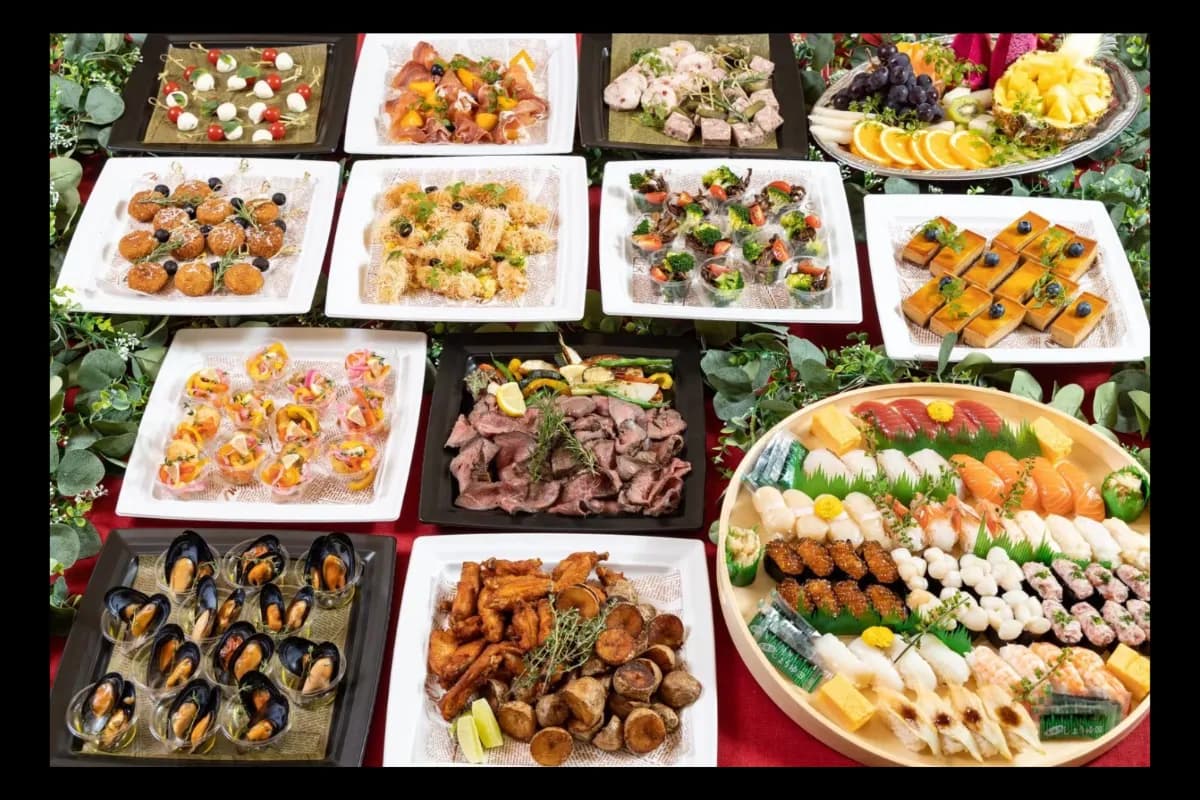 オードブルプランの料理写真